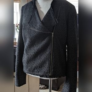 LOFT frill zipper jacket